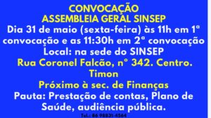 Em assembleia, servidores do SINSEP aprovam propostas.