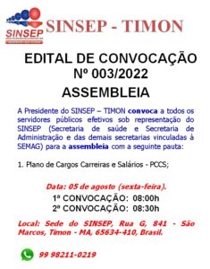 Em virtude do aumento de casos de Covid-19 em Timon, SINSEP solicita regulamentação do trabalho remoto