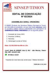 Divulgação do Registro de Chapas